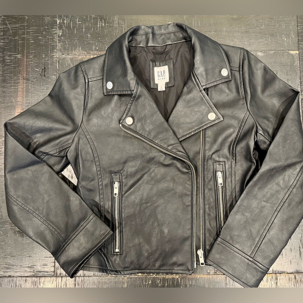 GAP Kids Faux Leather Jacket